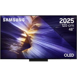 Televizor SAMSUNG OLED 48S90F, 120 cm, Smart, 4K Ultra HD, 100 Hz, Clasa G (Model 2025)