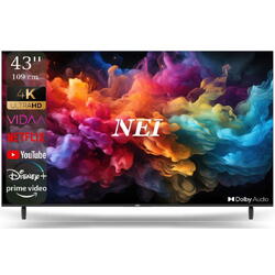 Televizor NEI LED 43NE6901, 109cm, Smart, 4K Ultra HD, Clasa E