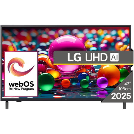 Televizor LG LED 43UA74003LB, 108 cm, Smart, 4K Ultra HD, Clasa G (Model 2025)
