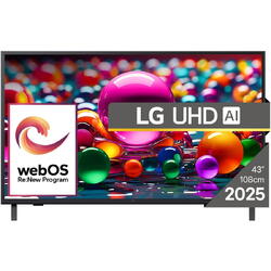Televizor LG LED 43UA74003LB, 108 cm, Smart, 4K Ultra HD, Clasa G (Model 2025)