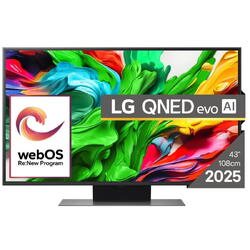 Televizor LG QNED 43QNED86A3C, 108 cm, Smart, 4K Ultra HD, Clasa G (Model 2025)