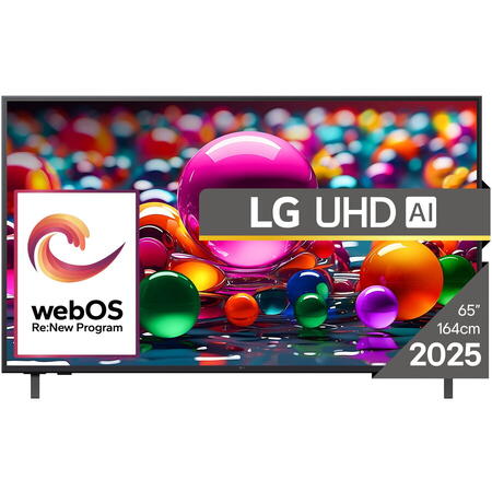 Televizor LG LED 65UA74003LB, 164 cm, Smart, 4K Ultra HD, Clasa F (Model 2025)