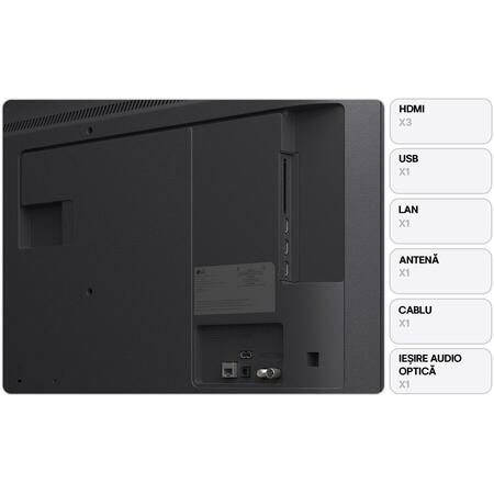 Televizor LG LED 55UA74003LB, 139 cm, Smart, 4K Ultra HD, Clasa G (Model 2025)