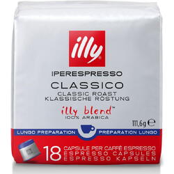 Cafea capsule, illy Iperespresso classico lungo, 18 buc, 111.6 g