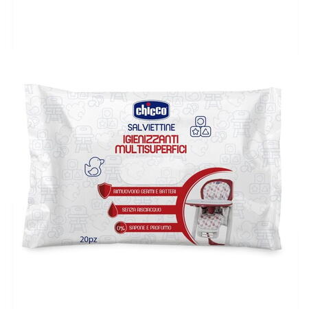 Chicco surface cleansing wet wipes 20 pcs