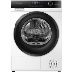 Uscator de rufe HEINNER HHPD-HMK90IVFC+++, Pompa de caldura, 9 kg, Clasa C, 14 programe, Suport incaltaminte, Baby Care, Alb