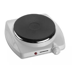 Plita electrica Heinner HSHP-K1400WH, 1400 W, Termostat ajustabil, Protectie supraincalzire Alb