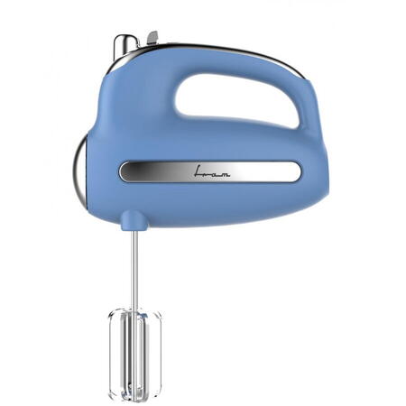 Mixer de mana FRAM FHM-3005BL, 300 W, 5 viteze + Turbo, Teluri si Carlige din inox Albastru