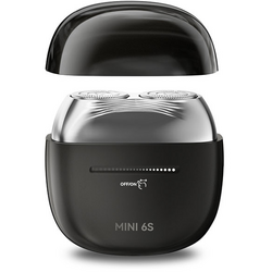 Aparat de ras electric, Enchen 6S, rotativ, negru, 60 min autonomie, 14x11x5cm