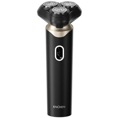 Aparat de ras electric Enchen, rotativ, negru, 120 min autonomie, 17x7x6cm