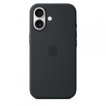 Husa de protectie Apple Silicone Case cu MagSafe pentru iPhone 17, Black