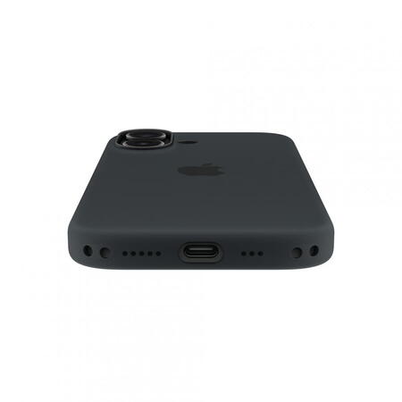 Husa de protectie Apple Silicone Case cu MagSafe pentru iPhone 17, Black