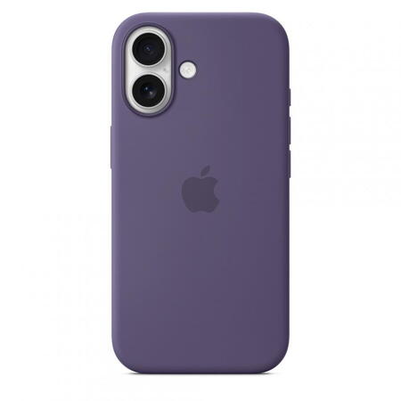 Husa de protectie Apple Silicone Case cu MagSafe pentru iPhone 17, Purple Fog