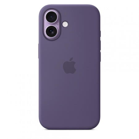 Husa de protectie Apple Silicone Case cu MagSafe pentru iPhone 17, Purple Fog