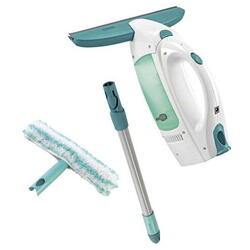 Set aspirator geam Leifheit Dry & Clean, Autonomie 35 Min, Alb