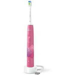 Periuta de dinti sonica electrica Philips Sonicare Seria 4100 HX3689/41, 31000 miscari/minut, 1 mod de curatare, 2 intensitati, senzor presiune, functii BrushSync & SmartTimer, 1 cap de periere, Roz Paradis