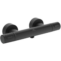Baterie de dus cu termostat Ideal Standard Ceratherm T25, negru mat