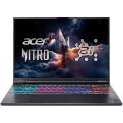 Laptop Gaming Acer Nitro 16S AI AN16S-61-R7LG cu procesor  AMD Ryzen™ AI 9 365 pana la 5.0GHz, 16", WUXGA, IPS, 180Hz, 32GB DDR5 RAM, 1TB SSD, NVIDIA® GeForce RTX™ 5060 8GB GDDR7, No OS, Obsidian Black