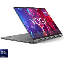 Laptop Lenovo Yoga 9 2-in-1 14ILL10 cu procesor Intel® Core Ultra 7 258V pana la 4.8GHz, 14" 2.8K, WQXGA+, OLED, 120Hz, Touch, 32GB LPDDR5x RAM, 1TB SSD, Intel® Arc™ Graphics, Windows 11 Pro, Luna Grey, 3y on-site Premium Care