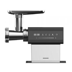 Heinner Masina de tocat HMG-DTSS2500, 2500W, control Touch, accesoriu rosii, 2.5 Kg/min, functie reverse, Inox