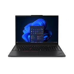 Laptop Lenovo ThinkPad T16 Gen 4 Procesor Intel® Core™ Ultra 7 255U 12M Cache, up to 5.20 GHz 16" WUXGA, 64GB DDR5, 1TB, Intel Graphics, Win 11 Pro, Negru