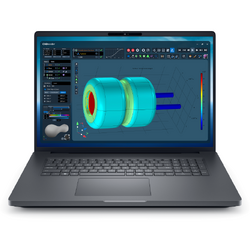 Laptop DELL 18'' Pro Max 18 Plus MB18250, QHD+, Procesor Intel® Core™ Ultra 7 265HX (30M Cache, up to 5.30 GHz), 32GB DDR5 CSODIMM, 512GB SSD, RTX PRO 1000 Blackwell 8GB, Win 11 Pro, 3Yr ProSupport