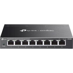 Switch TP-Link ES208G Omada 8-Port Gigabit, 4-Port PoE+, 8xLAN, 10/100/1000 Mbps, 65W
