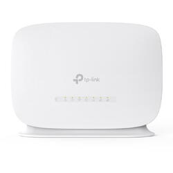 Router Wireless TP-LINK TL-MR105, 4G LTE, 300 Mbit/s, 2 Porturi LAN, Alb, 174x60x130mm