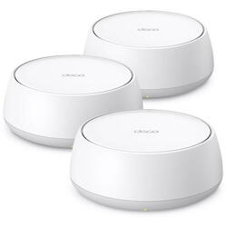 Sistem Mesh Wi-Fi TP-Link Deco BE22(3-pack), BE3600, Dual-Band, Wi-Fi 7, MLO, HomeShield, cu acoperire pentru intreaga casa