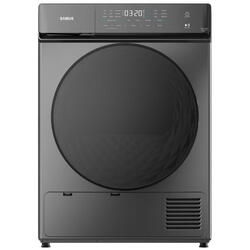 Uscator de rufe Samus SWDP-919DS, 9 kg, pompa de caldura, 15 programe, Clasa E, Gri inchis