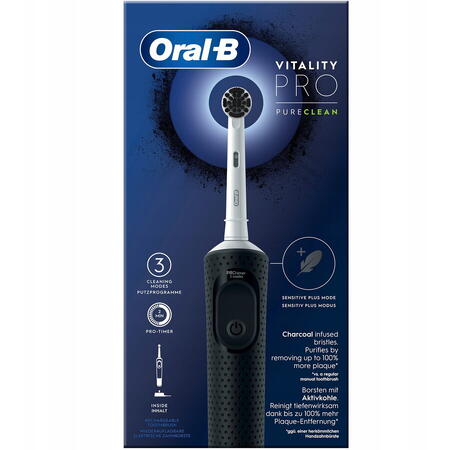 Periuta de dinti VITALITY PRO D103, 3 moduri, negru