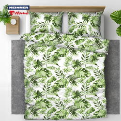 Heinner Set de pat king size bumbac, 144 TC,Palm