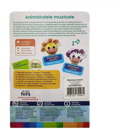 JUCARIE-BEBELUSUL ZEBRA