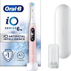 Periuta de dinti electrica ORAL-B iO6, 5 programe, 1 capat, Roz