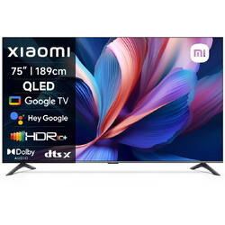 Televizor Xiaomi QLED A Pro, 189 cm, Smart Google TV, 4K Ultra HD, Clasa F (Model 2025)