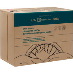 Servetele parfumate uscator rufe, Electrolux M2YHDS02, alb, sintetic, set 40 bucati