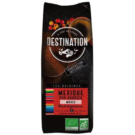 Cafea macinata pur arabica origini mexic destination, eco, 250g