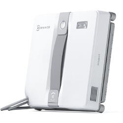 Robot De Curatare A Geamurilor Ecovacs Winbot Mini, Design Compact, Duze Duble Cu Atomizare Cu Ultrasunete, Sistem De Protectie Pe 9 Niveluri, Planificare Inteligenta A Traseului, 4 Moduri De Curatare, Sistem Antiderapant, Alb