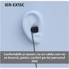 Casti In-Ear SONY IER-EX15CB, Cu Fir, Microfon, USB-C, Negru