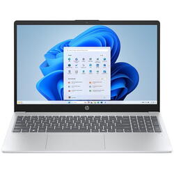 Laptop HP OmniBook 15-fn0015nn cu procesor AMD Ryzen™ Ryzen AI 5 330 pana la 4.5GHz, 15.6", Full HD, 24GB DDR5 RAM, 1TB SSD, AMD Radeon™ 840M Graphics, Windows 11 Home, Glacier Silver