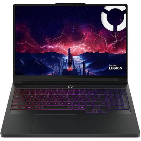 Laptop Lenovo Gaming 16'' Legion Pro 7 16AFR10H, WQXGA OLED 240Hz, Procesor AMD Ryzen™ 9 9955HX (64M Cache, up to 5.4 GHz), 64GB DDR5, 1TB SSD, GeForce RTX 5070 Ti 12GB, No OS, Eclipse Black