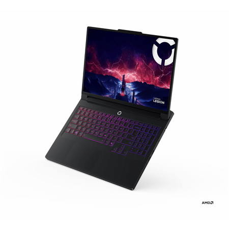 Laptop Lenovo Gaming 16'' Legion Pro 7 16AFR10H, WQXGA OLED 240Hz, Procesor AMD Ryzen™ 9 9955HX (64M Cache, up to 5.4 GHz), 64GB DDR5, 1TB SSD, GeForce RTX 5070 Ti 12GB, No OS, Eclipse Black