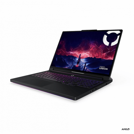 Laptop Lenovo Gaming 16'' Legion Pro 7 16AFR10H, WQXGA OLED 240Hz, Procesor AMD Ryzen™ 9 9955HX (64M Cache, up to 5.4 GHz), 64GB DDR5, 1TB SSD, GeForce RTX 5070 Ti 12GB, No OS, Eclipse Black