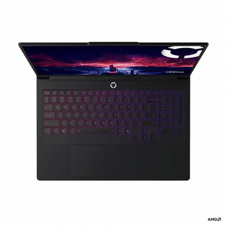 Laptop Lenovo Gaming 16'' Legion Pro 7 16AFR10H, WQXGA OLED 240Hz, Procesor AMD Ryzen™ 9 9955HX (64M Cache, up to 5.4 GHz), 64GB DDR5, 1TB SSD, GeForce RTX 5070 Ti 12GB, No OS, Eclipse Black