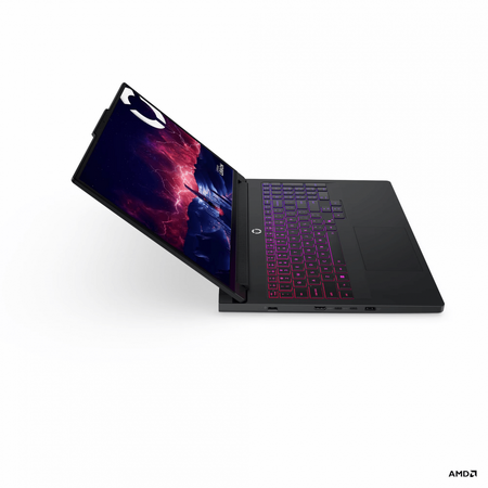 Laptop Lenovo Gaming 16'' Legion Pro 7 16AFR10H, WQXGA OLED 240Hz, Procesor AMD Ryzen™ 9 9955HX (64M Cache, up to 5.4 GHz), 64GB DDR5, 1TB SSD, GeForce RTX 5070 Ti 12GB, No OS, Eclipse Black