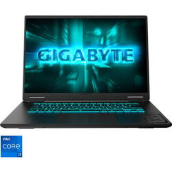 Laptop GIGABYTE Gaming 16'' A16 CMH, WUXGA 165Hz, Procesor Intel® Core™ i7-13620H (24M Cache, up to 4.90 GHz), 16GB DDR5, 1TB SSD, GeForce RTX 4050 6GB, No OS, Black Steel