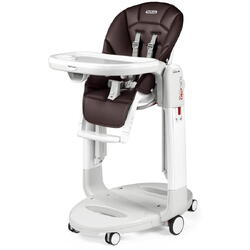 Scaun de masa 3in1 Peg Perego Tatamia Follow Me, 0-15 Kg, Cacao, Maro