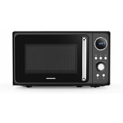 Heinner Cuptor cu microunde HMW-MD20DRBK, 20 L, CONTROL DIGITAL, 800W, 5 trepte de putere, Negru