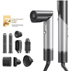 Uscator de par si Styler MOVA Master 10 1600 W, Ultra-compact, Argintiu
