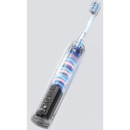 Periuta de dinti electrica Mova Fresh Pro, 69000 vibratii/min, Wireless, Negru